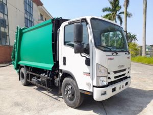 xe cuốn ép rác isuzu 07 khối