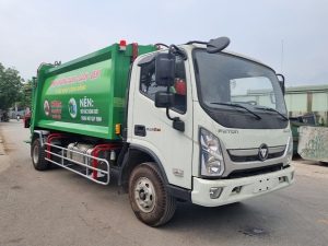 xe cuốn ép rác thaco 11 khối