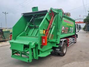 xe cuốn ép rác thaco 11 khối