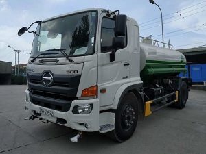 Xe tưới nước rửa đường Hino 15 khối