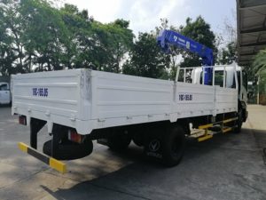 Xe tải ISUZU gắn cẩu 3 tấn 4 đốt