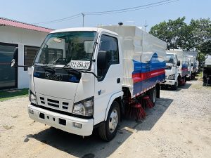 Xe ô tô quét hút bụi đường 6.5 khối – Isuzu