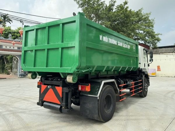 Xe chở rác thùng rời ISUZU 14 khối, Xe Hooklift 14m3