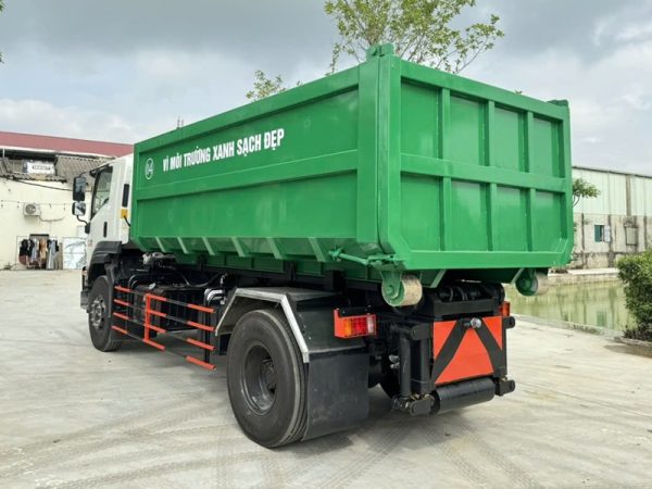 Xe chở rác thùng rời ISUZU 14 khối, Xe Hooklift 14m3